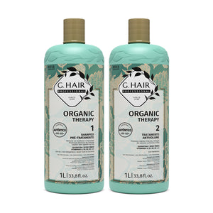 G.Hair Progressive Formaldehyde Free Organic Therapy Kit 2x1000 ML / 33.8 FL.OZ