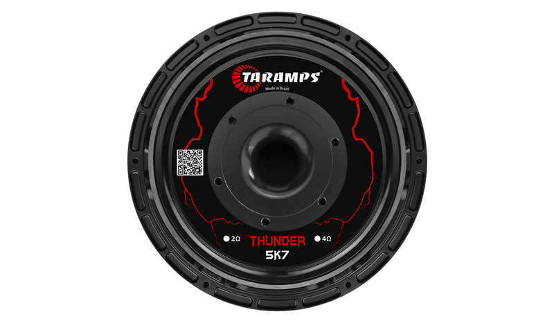 Taramps Thunder 5K7 12" Woofer 2.850W RMS (5.700W Peak) 2 Ohms Black