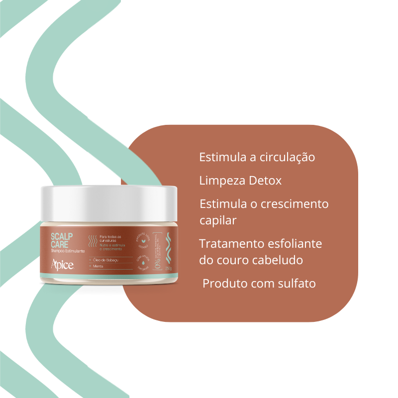 Kit Scalp Care - Shampoo, Condicionador, Máscara, Shampoo em pasta e Tônico (5 Steps)