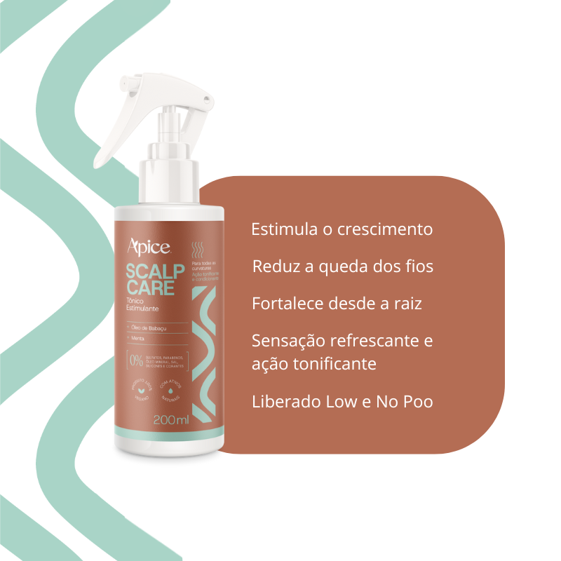 Kit Scalp Care - Shampoo, Condicionador, Máscara, Shampoo em pasta e Tônico (5 Steps)