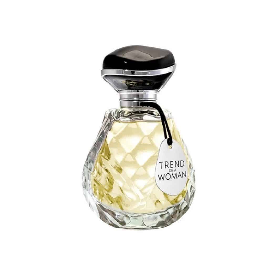 Paris Elysees Trend Of A Woman women's perfume bottle with 100ml EDT, elegant design and floral fragrance.