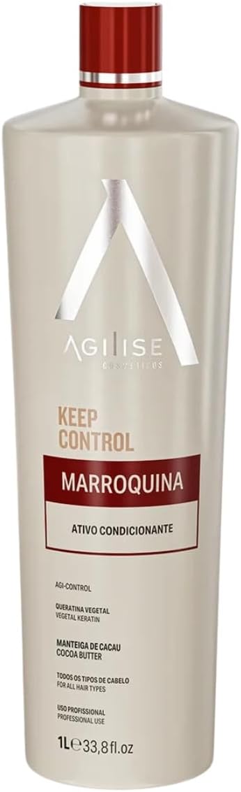 Agilise Keep Control Marroquina Agi Control Vegetal Keratin Hair Straightening1000ml/33.8 fl.oz. - BuyBrazil