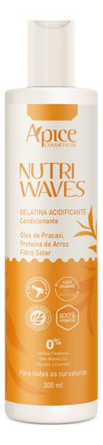 Apice Nutri Waves Hair Acidifying Gelatin 300ml Apse - BuyBrazil