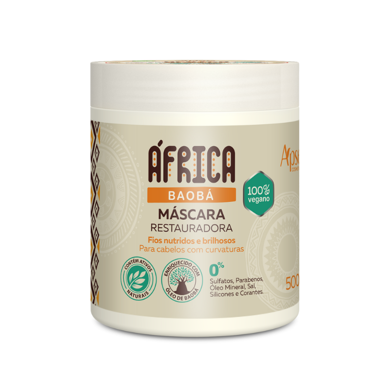 Apice Africa Baoba Restorative Mask 500g - Conditioning Treatment - BuyBrazil