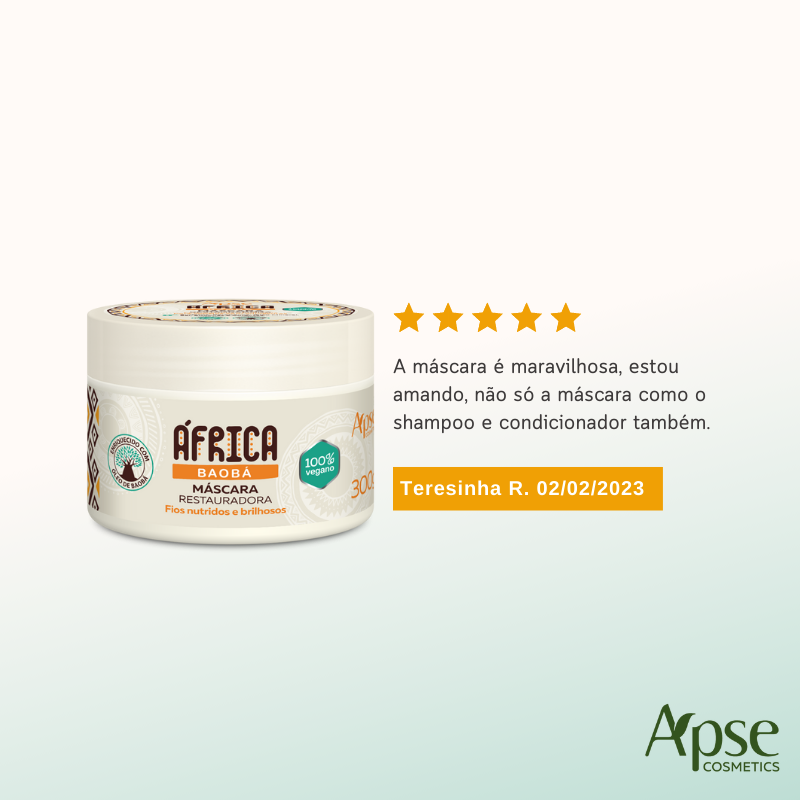 Apice Africa Baobab Restorative Mask 300g - Conditioning Treatment - BuyBrazil