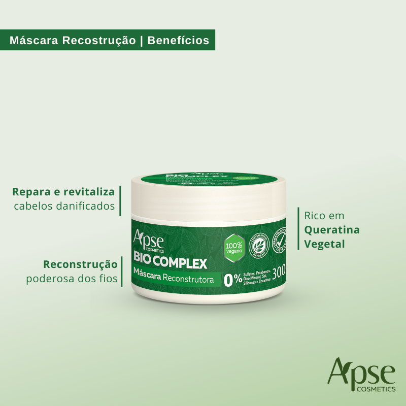 Apice Bio Complex Reconstruction Mask 300g - Conditioning Treatment - BuyBrazil