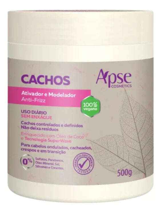 Apice Cachos Kit Shampoo, Conditioner, Gelatin, Mask and Activator 5 Steps - BuyBrazil
