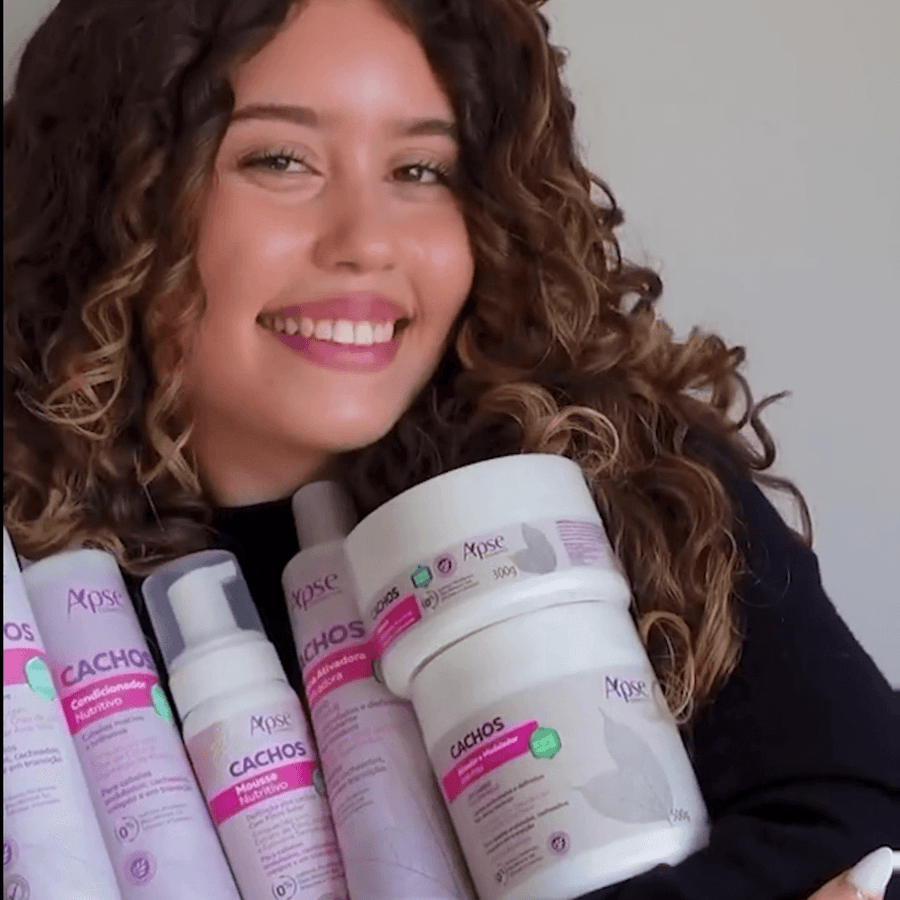 Apice Cachos Kit Shampoo, Conditioner, Gelatin, Mask and Activator 5 Steps