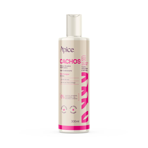 Apice Cachos Kit Shampoo, Conditioner, Gelatin, Mask and Activator 5 Steps New Fragrance - BuyBrazil