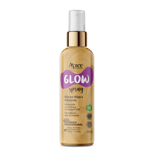 Apice Glow Spray - Magic Moisturizing Mask 120ml - Conditioning Treatment - BuyBrazil