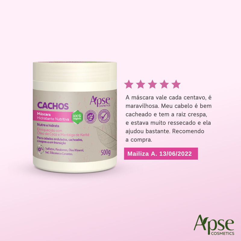 Apice Moisturizing Nourishing Curl Mask 500g - Conditioning Treatment - BuyBrazil