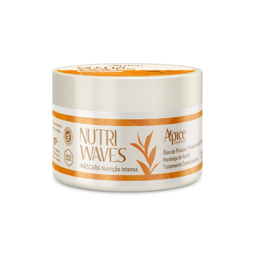 APICE Nutri Waves Intense Nutrition Hair Mask 300g, conditioning treatment for nourishing and revitalizing wavy hair.