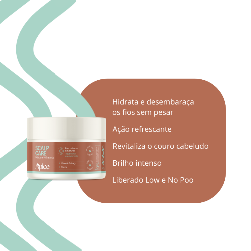 Apice Scalp Care Moisturizing Mask 300g - BuyBrazil