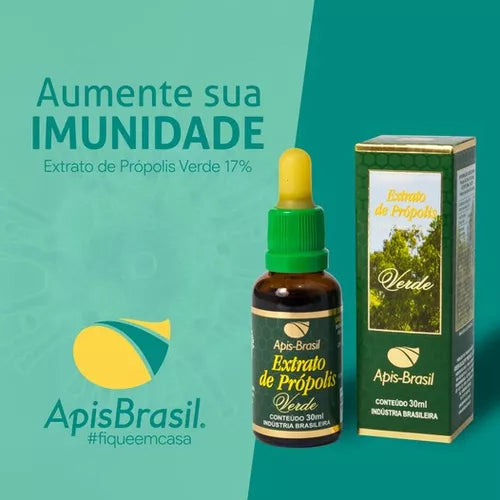 Apis Brasil Green Propolis Extract 17% 30ml/1.01 fl.oz - BuyBrazil
