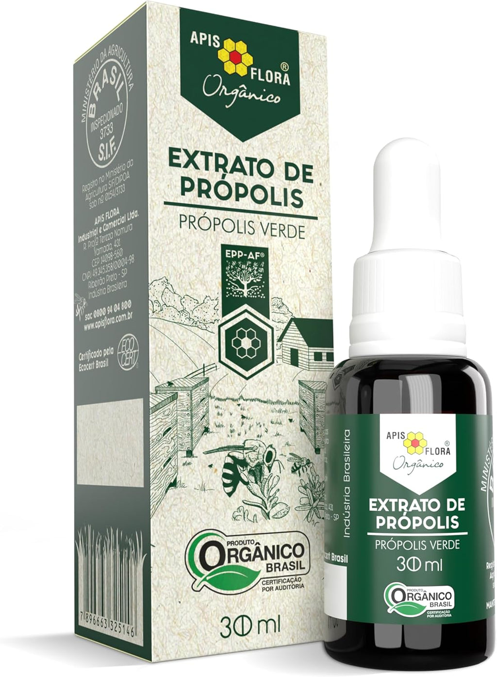 Apis Flora Organic Green Propolis Extract 30ml/1.01 fl.oz. - BuyBrazil