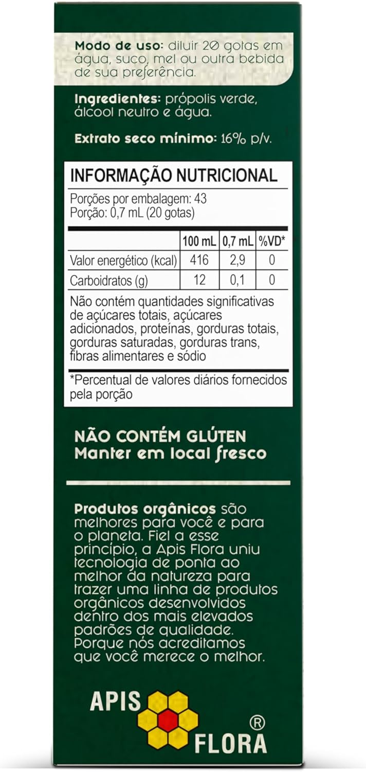 Apis Flora Organic Green Propolis Extract 30ml/1.01 fl.oz. - BuyBrazil