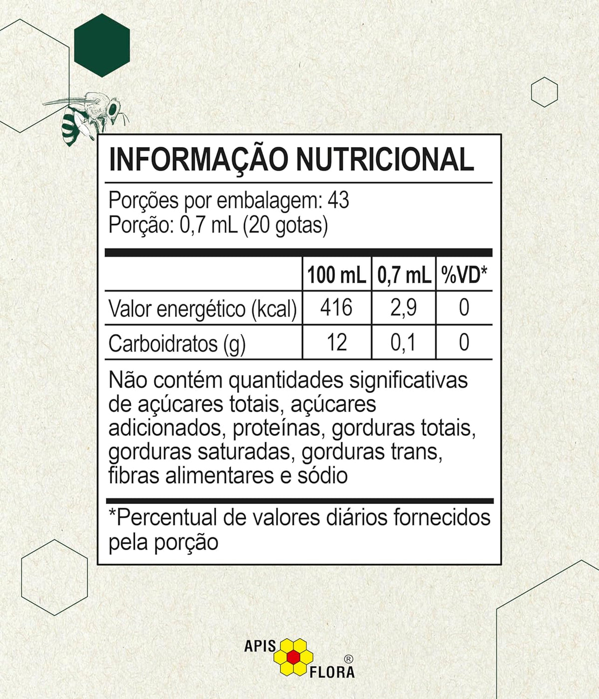 Apis Flora Organic Green Propolis Extract 30ml/1.01 fl.oz. - BuyBrazil