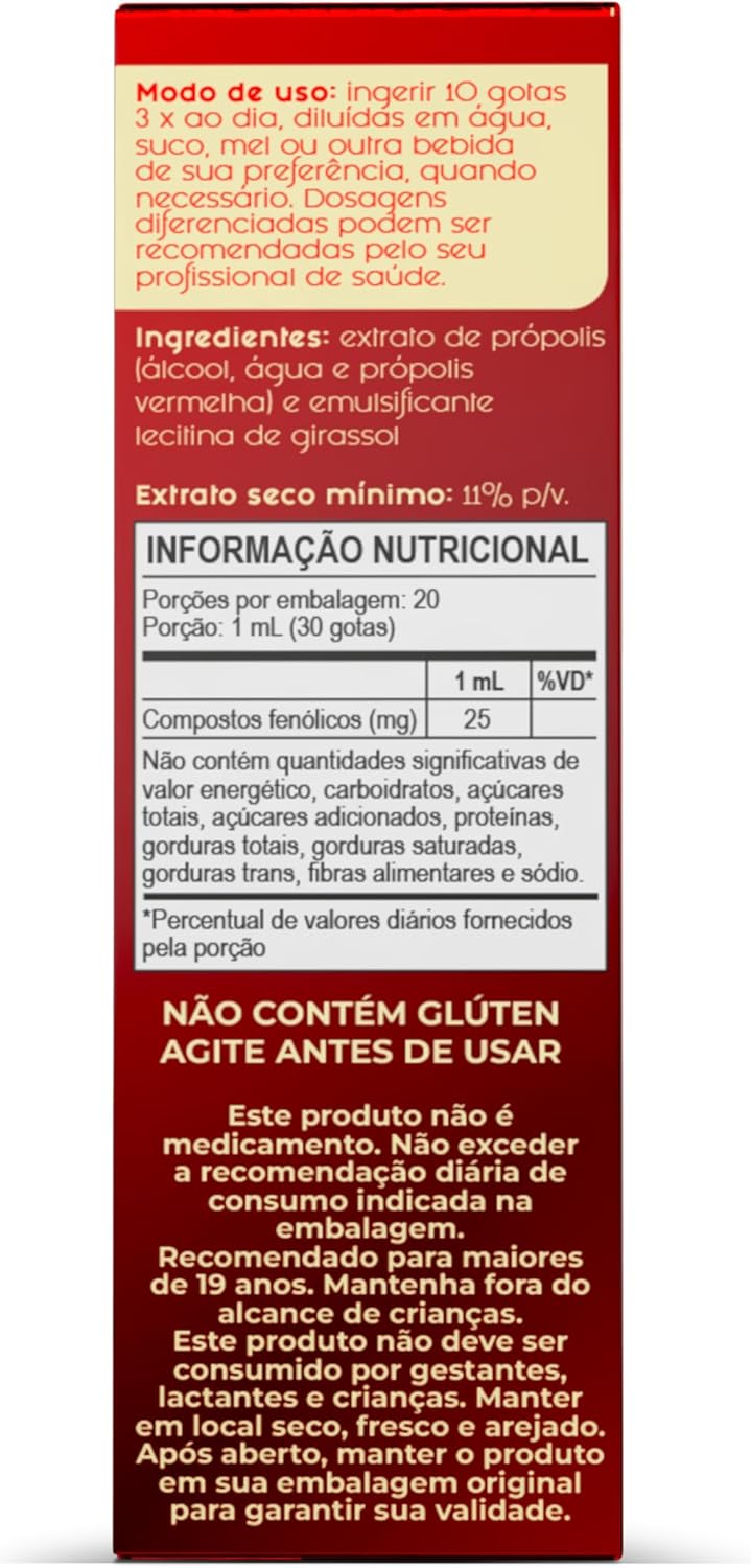 Apis Flora Red Brazilian Bee Propolis Extract 20ml, a natural herbal extract with rich bee propolis from Brazil.