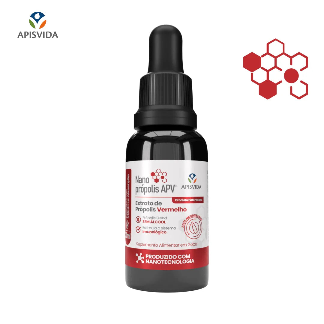 Apisvida Nanopropolis Red Propolis Extract 20ml/0.67 fl.oz - BuyBrazil