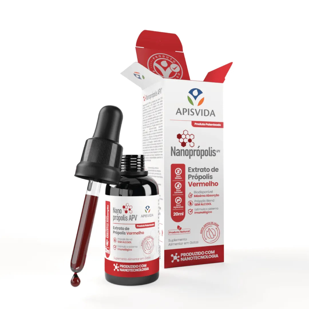 Apisvida Nanopropolis Red Propolis Extract 20ml/0.67 fl.oz - BuyBrazil