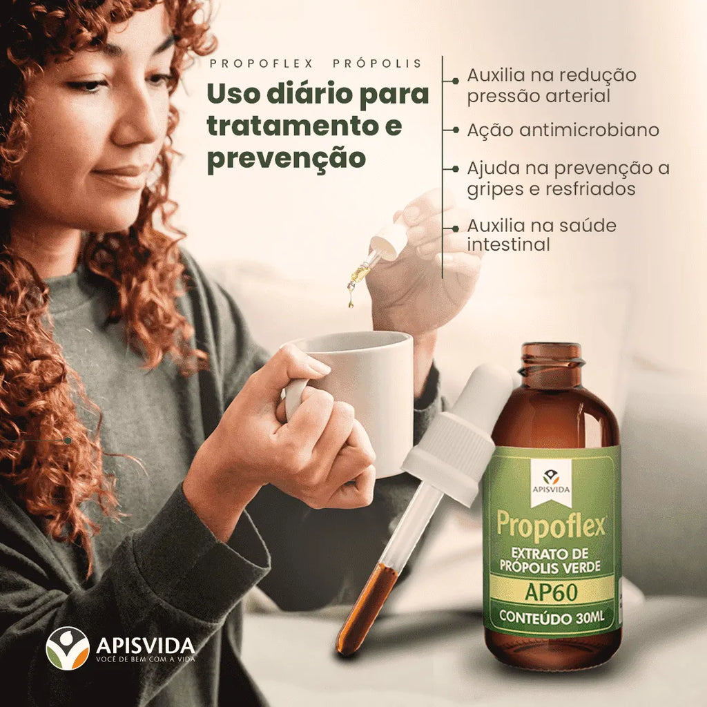 Propoflex Green Propolis Extract AP60 15% 30ml/1.01 fl.oz. - BuyBrazil