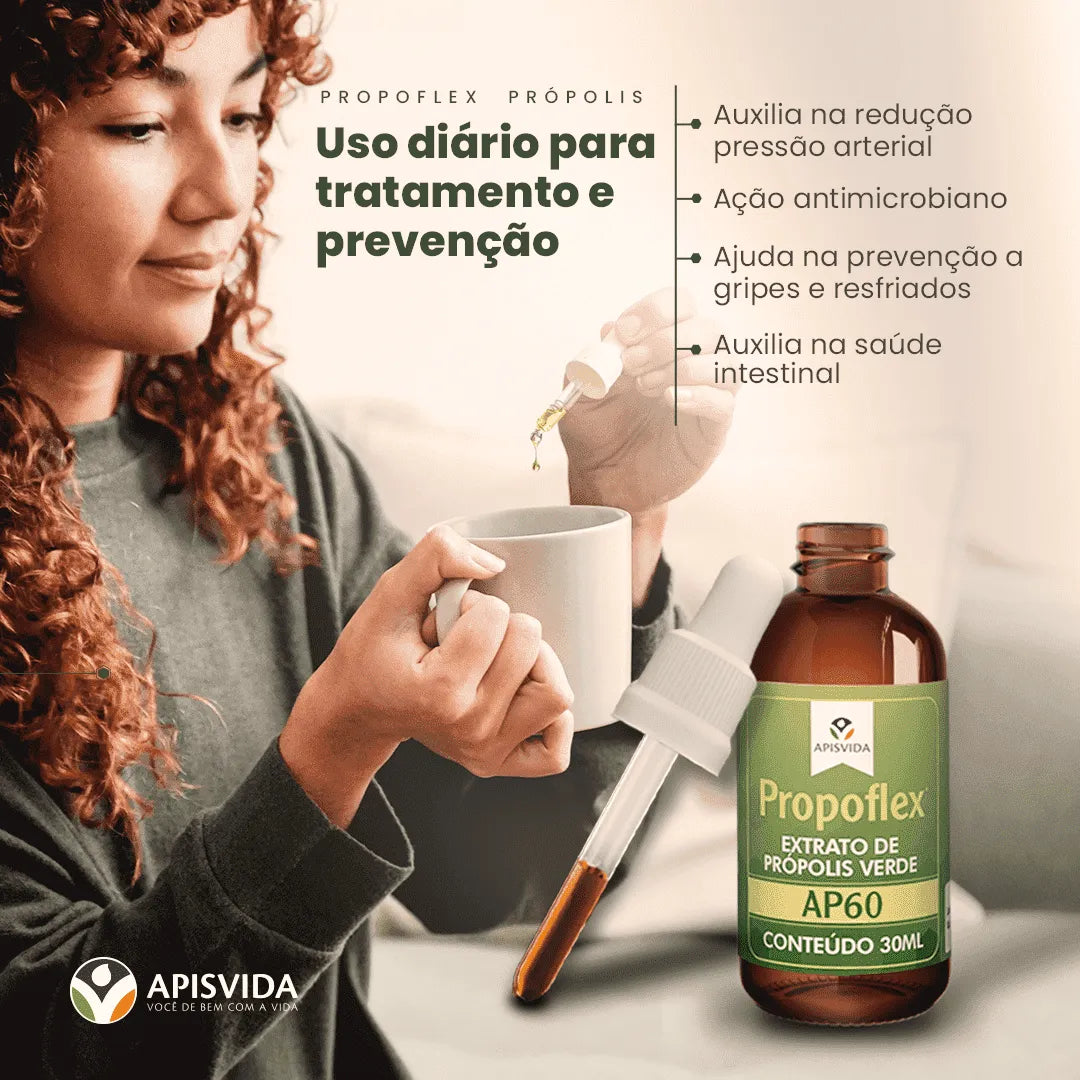 Propoflex Green Propolis Extract AP60 15% 30ml/1.01 fl.oz. - BuyBrazil
