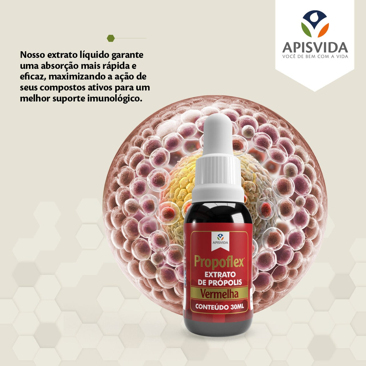 Propoflex Red Propolis Extract 11% 30ml/1.01 fl.oz. - BuyBrazil