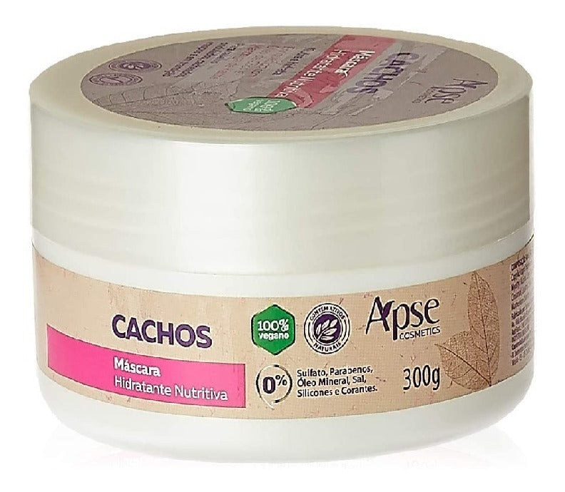 Apice Cachos Vegan Moisturizing Nourishing Curl Mask 300g Apse - BuyBrazil
