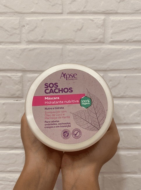 Apice Cachos Vegan Moisturizing Nourishing Curl Mask 300g Apse - BuyBrazil