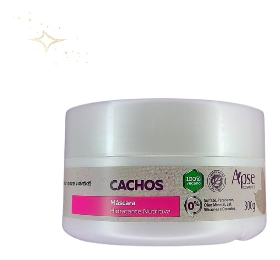 Apice Cachos Vegan Moisturizing Nourishing Curl Mask 300g Apse - BuyBrazil