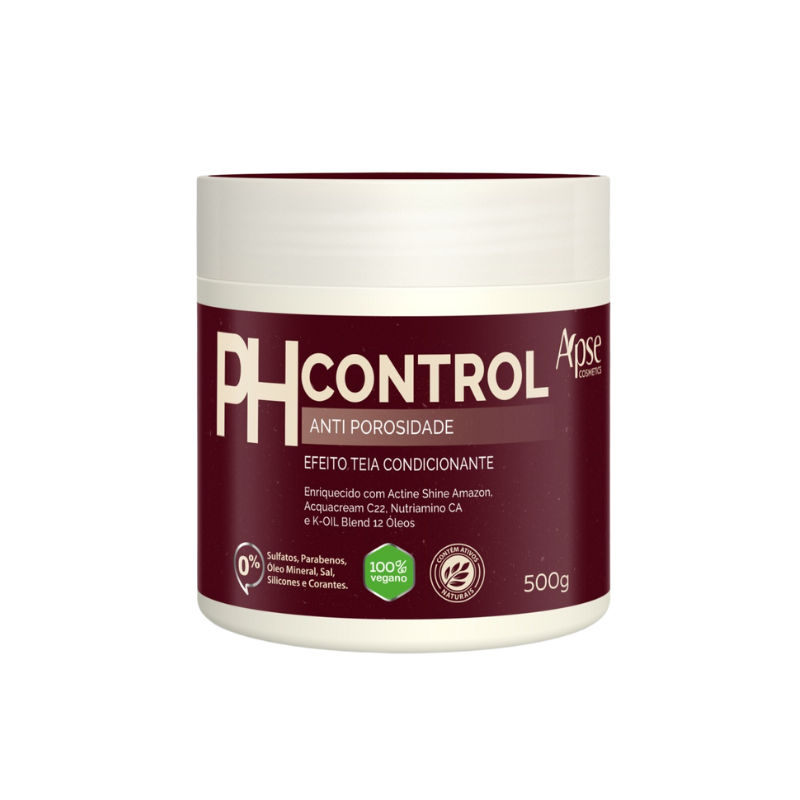 Apse PH CONTROL Anti-Porosity Treatment 500 gr Acidifying Mask Conditioning Treatment - BuyBrazil