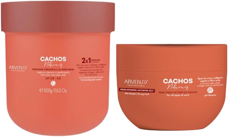 Arvensis Kit Mask 2x1 + High Fixation Jelly 250 gr - BuyBrazil