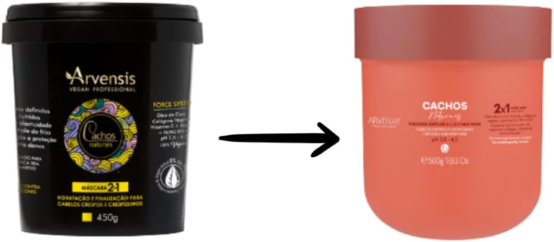 Arvensis Kit Mask 2x1 + High Fixation Jelly 250 gr - BuyBrazil