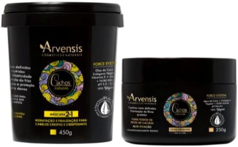 Arvensis Kit Mask 2x1 + High Fixation Jelly 250 gr - BuyBrazil