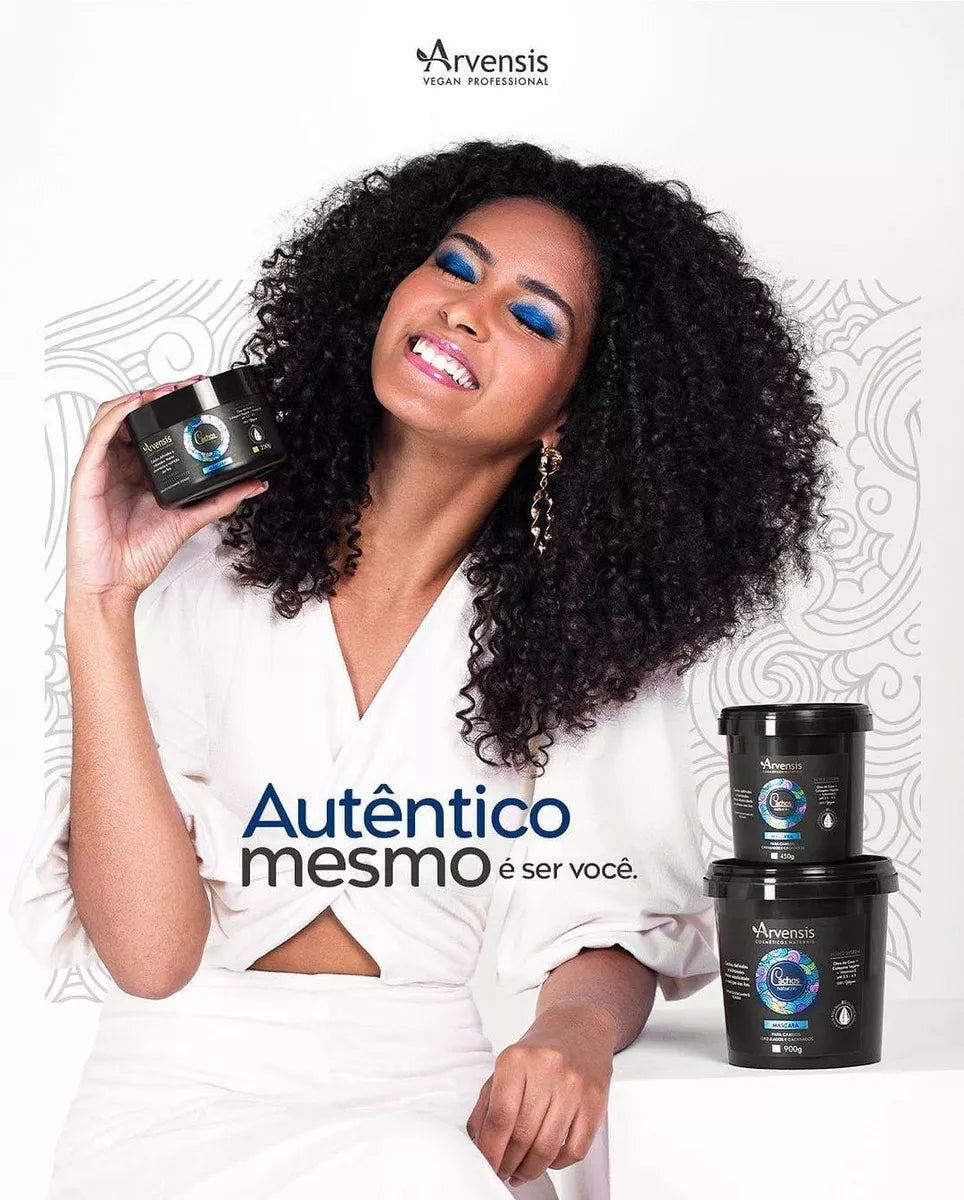 ARVENSIS Natural Curls 2-in-1 vegan hair mask in a 500g jar, designed to nourish and define curly hair.