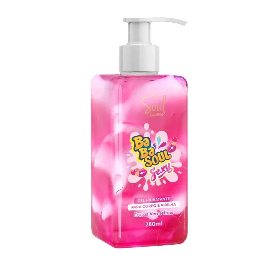 Babasoul Blow Gel – Gourmet Strawberry &amp; Cream Intimate Body Moisturizer 280g