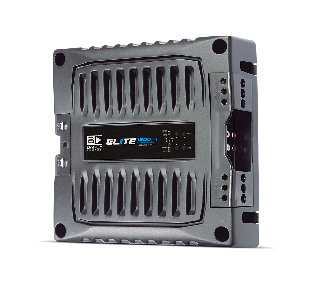 Banda Elite 1200.4 Amplifier Audio Car 1200 Watts RMS 4 Channels - BuyBrazil