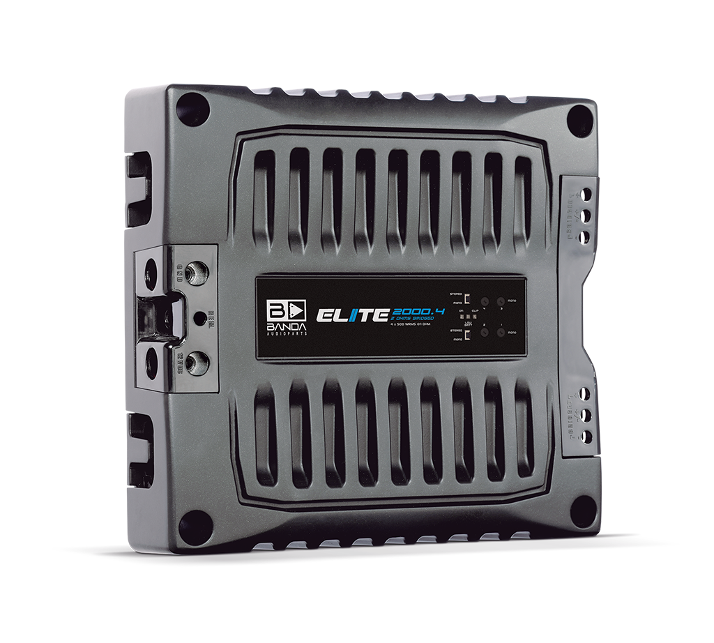Banda Elite 2000.4 Amplifier Audio Car 2000 Watts RMS 4 Channels - BuyBrazil