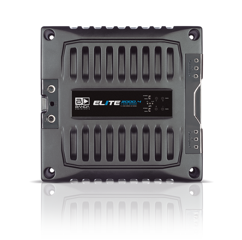 Banda Elite 2000.4 Amplifier Audio Car 2000 Watts RMS 4 Channels - BuyBrazil