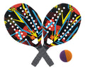 Kit 2 beach tennis rackets + 1 red Bel Bt100 ball - BuyBrazil