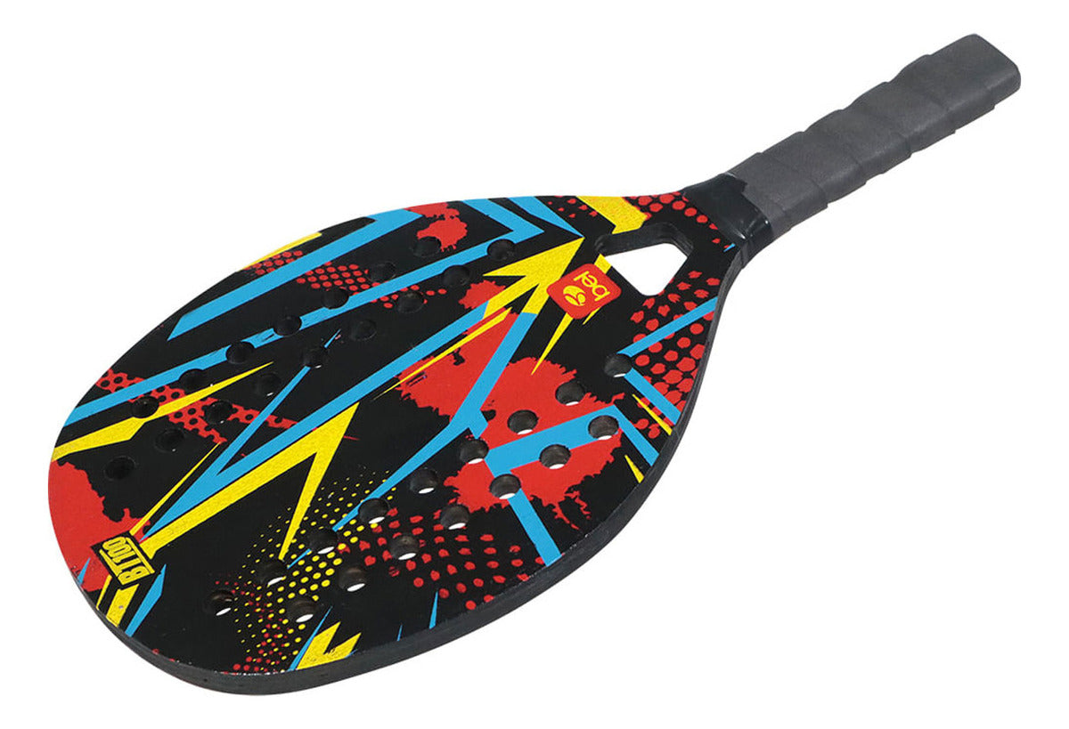 Kit 2 beach tennis rackets + 1 red Bel Bt100 ball - BuyBrazil