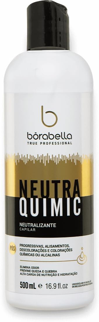 Borabella Neutra Quimic Neutralizing PH Hair Cream 500ml/ 16.9 fl.oz. - BuyBrazil