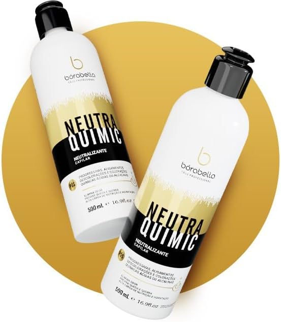 Borabella Neutra Quimic Neutralizing PH Hair Cream 500ml/ 16.9 fl.oz. - BuyBrazil