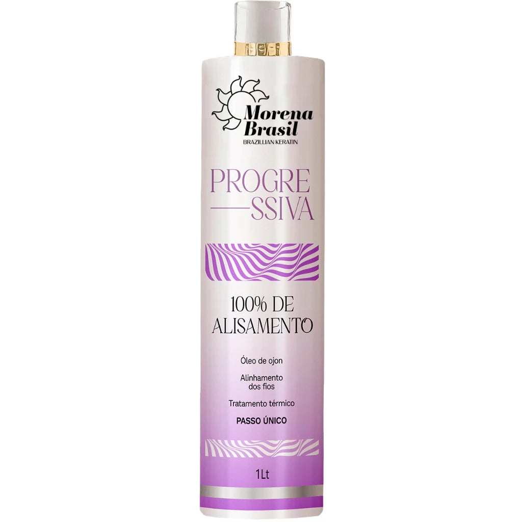 Progressiva Profissional 1L Brazillian Keratin -  Cabelo Liso Na Primeira Aplicação