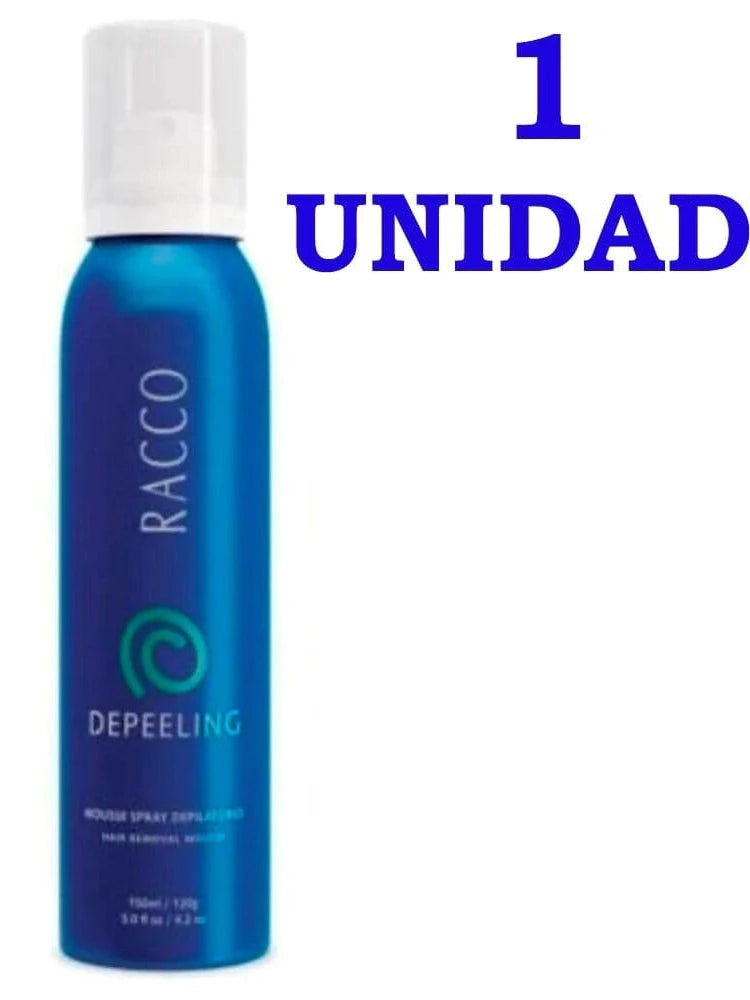 Mousse Spray Depilatório Depeeling Racco 150ml creme para depilar e depilação