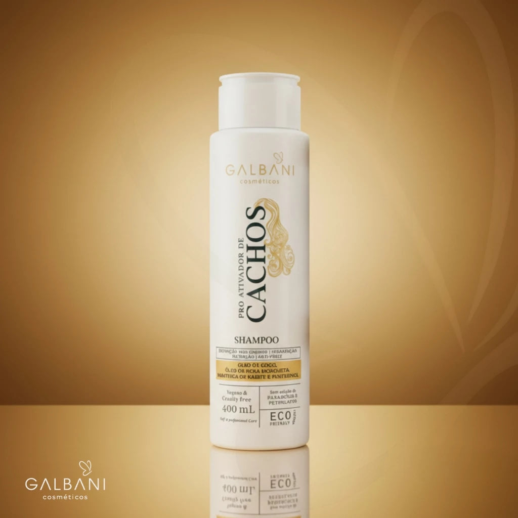 KIT 4 produtos Ativador de CACHOS com Manteiga de Karitê
