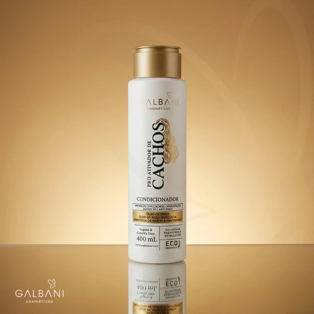 KIT 4 produtos Ativador de CACHOS com Manteiga de Karitê