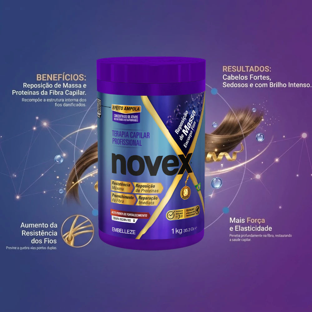 Creme de Tratamento Novex Reposição de Massa 1kg