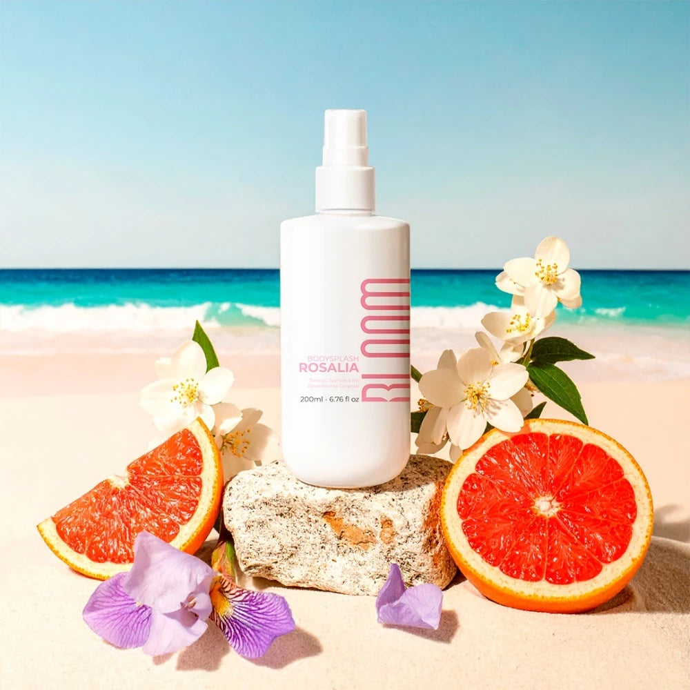 Bloom Body - Body Splash Rosalia 200 ml- Com Fragrância Floral Frutada Delicada, Feminina - Mulheres