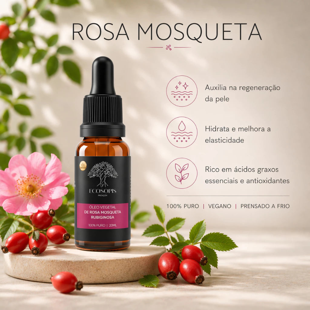 Oleo Vegetal de Rosa Mosqueta Rubiginosa 100% PURO
